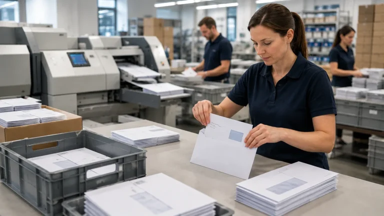 Kuvertierung: Maschinell - Manuell, oder auch maschinelle Kuvertierung mit manueller Vorbereitung