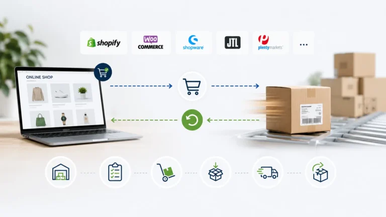 Online-Shop an Fulfillment-Lössung anbinden